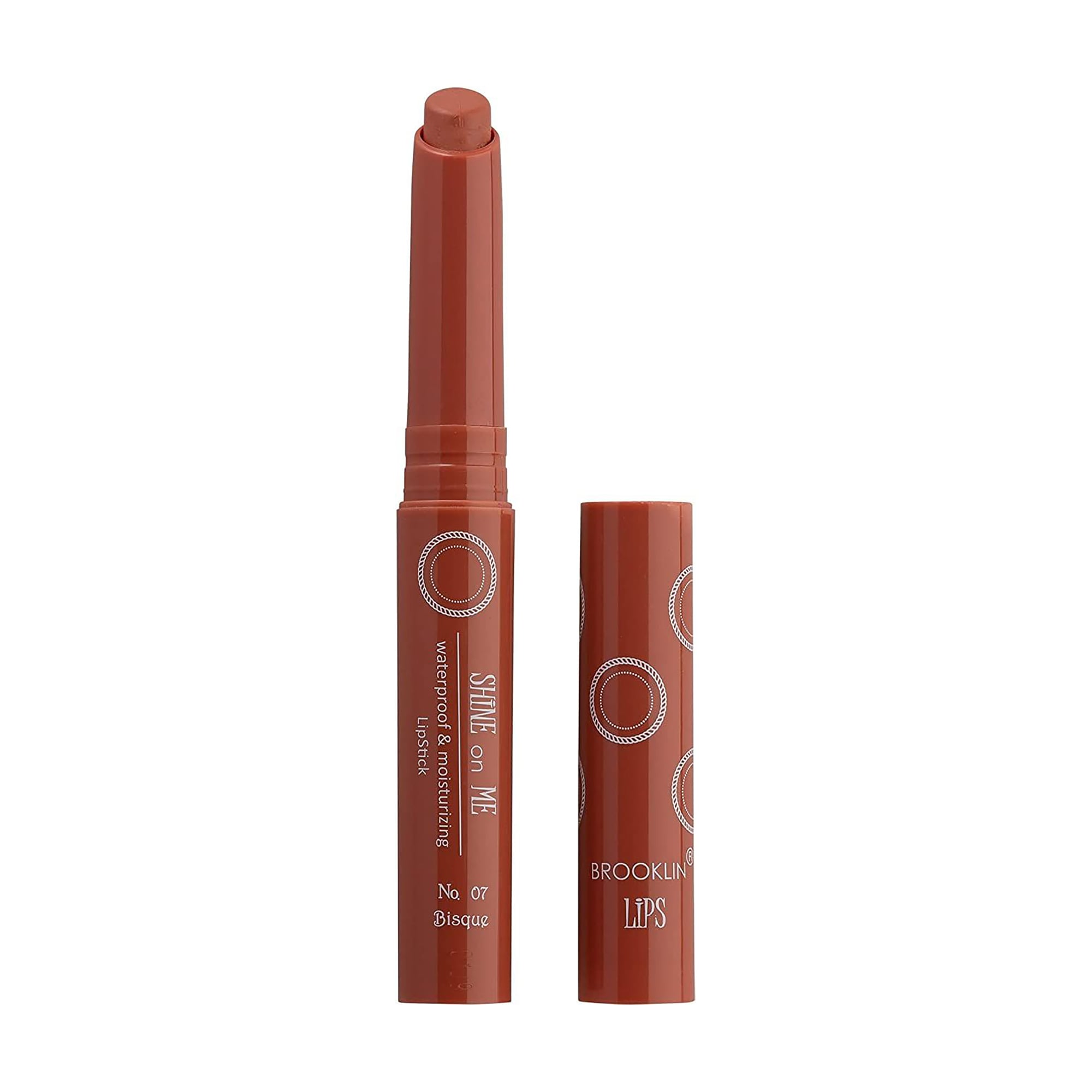Вологостійка помада-блиск для губ Impala Brooklin Shine On Me 07 Bisque, 2.5 г